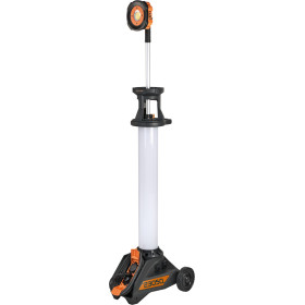 Mât d'éclairage de chantier 23700lm avec spot télescopique 3200lm