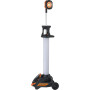 Mât d'éclairage de chantier 23700lm avec spot télescopique 3200lm