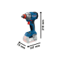 Boulonneuse à chocs BOSCH GDX 18V-285