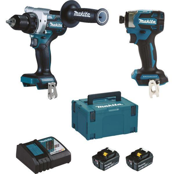 Pack MAKITA LXT  Perceuse visseuse DDF492 + Visseuse à chocs DTD173