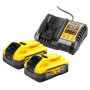 Pack de 2 batteries POWERSTACK XR 18V 5Ah avec chargeur
