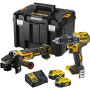 Pack Perceuse visseuse + Meuleuse DEWALT XR 18V