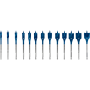 Trousse de 13 mèches plates EXPERT Self Cut Speed 10 A 32 mm
