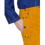 Pantalon de soudeur Golden Brown en cuir croûte bovin