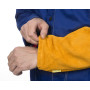Manchettes de soudage Golden Brown en cuir croûte bovin (paire)
