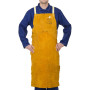 Tablier soudeur Golden Brown en cuir croûte bovin 107x60 cm