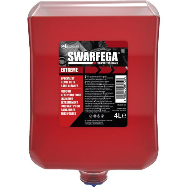 Produit nettoyant SWARFEGA EXTREME Cartouche de 4 L  (POMPE BLEU)