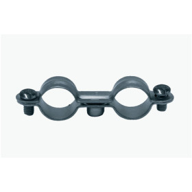 Colliers doubles 7X150 en acier zingué