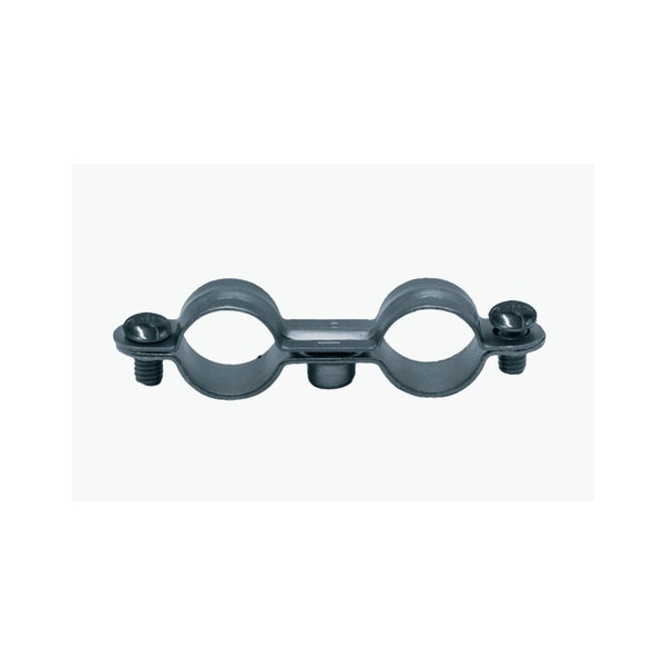 Colliers doubles 7X150 en acier zingué
