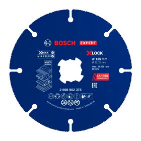 10 disque CARBURE (CARBIDE) MULTI X-LOCK EXPERT 125MM