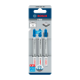 Lame de scie sauteuse PRO Metal medium T121AFC 92 mm, 3 pièces