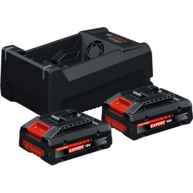 Pack de 2 batteries EXPERT EXBA 18V 4 Ah avec chargeur
