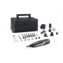 Outil multifonction DREMEL 8240 avec batterie, chargeur et 65 accessoires dans une malette