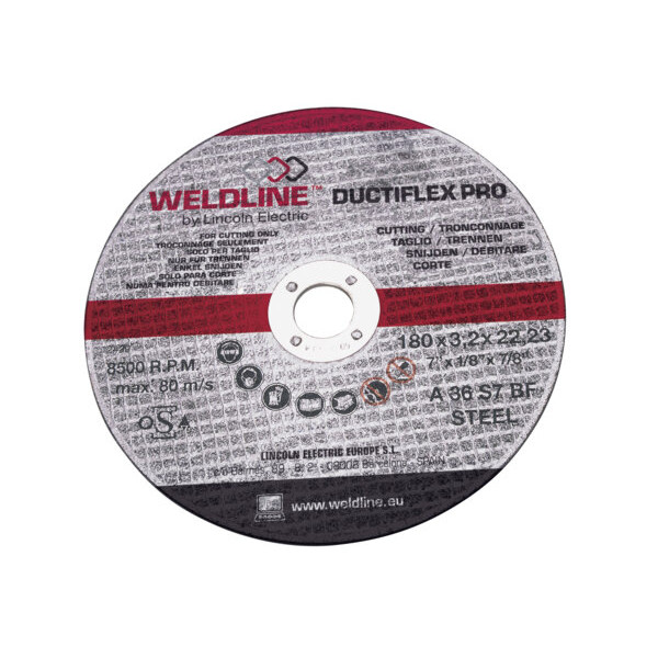 Disques de coupage DUCTIFLEX PRO 125X1,6X22 plat (50/pk)
