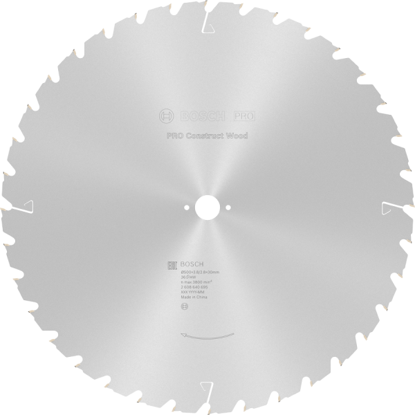 Lame de scie circulaire PRO Construct Wood 500 X 3,8 X 30 mm