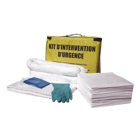 KIT D'INTERVENTION 50L POUR HYDROCARBURE - VALISE PORTABLE