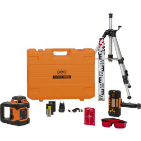 PACK LASER ROTATIF RONEO MAXISET & FR50 AVEC TREPIED ET MIRE EN VALISE RIGIDE