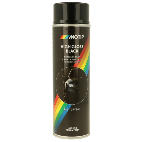 PEINTURE NOIR BRILLANT 500ML