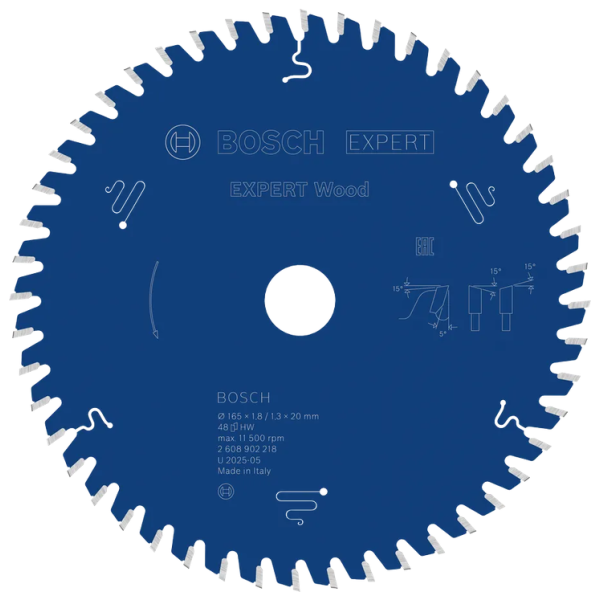 LAME CIRCULAIRE 165X20X1.8 EXPERT BOIS 48DTS