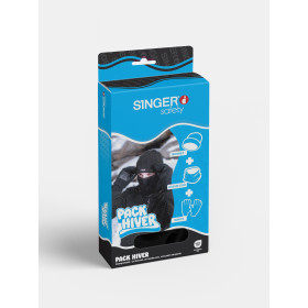 Pack hiver contenant bonnet, cache-cou et gants