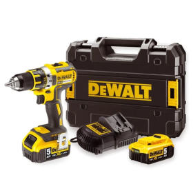 Perceuse-visseuse compacte 18V Brushless – 2 batteries 5,0 Ah + coffret TSTAK