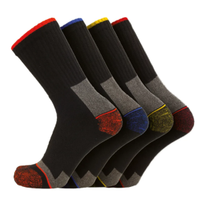Lot de 4 paires de chaussettes LMA ELIOS NOIR