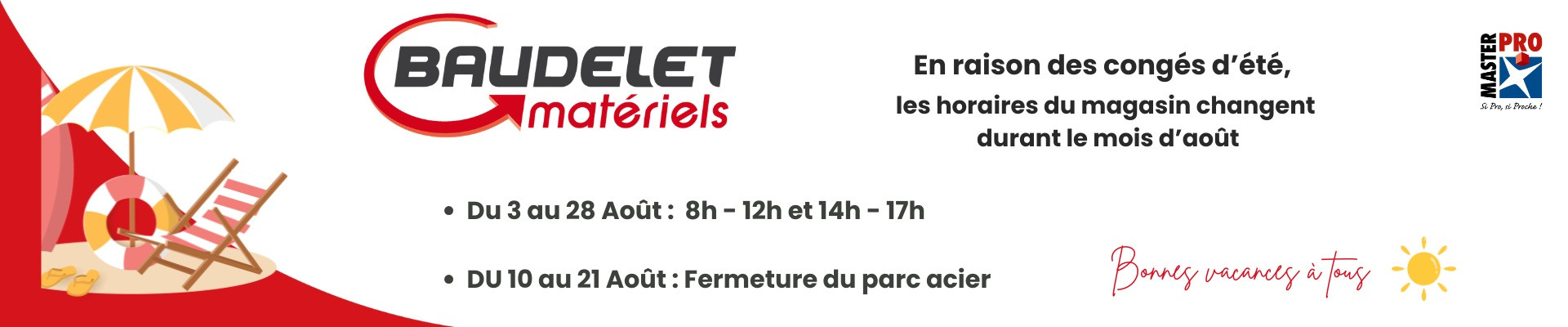 Horaires d'été
